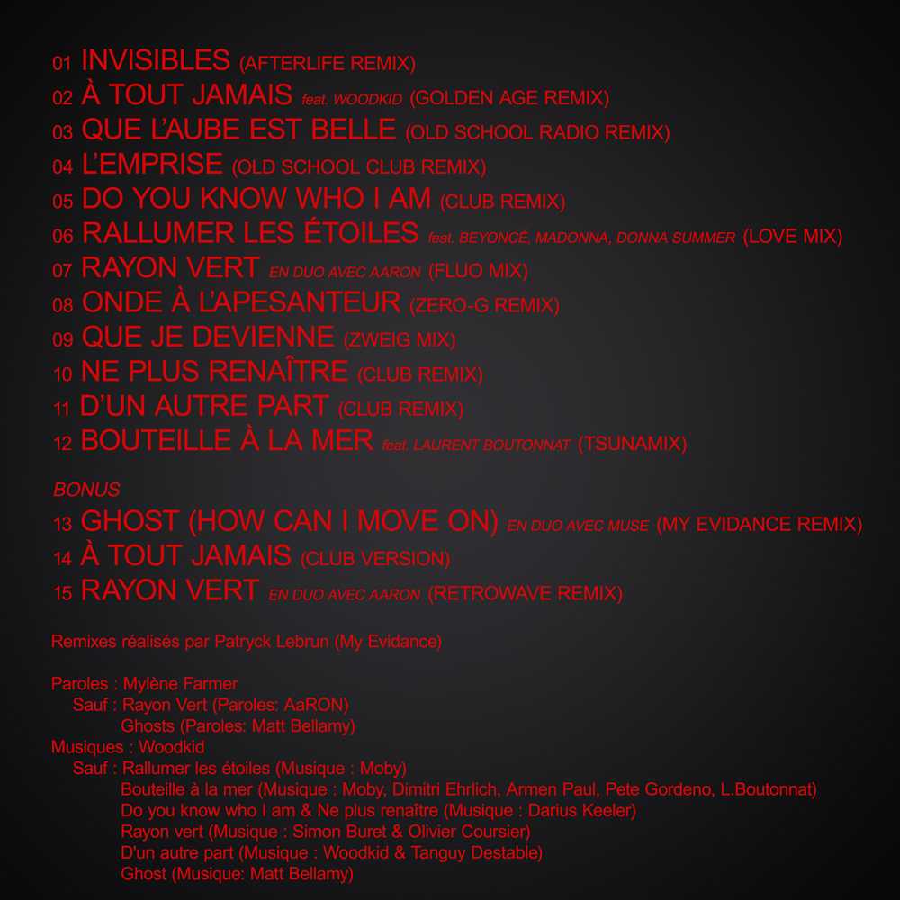 Tracklisting